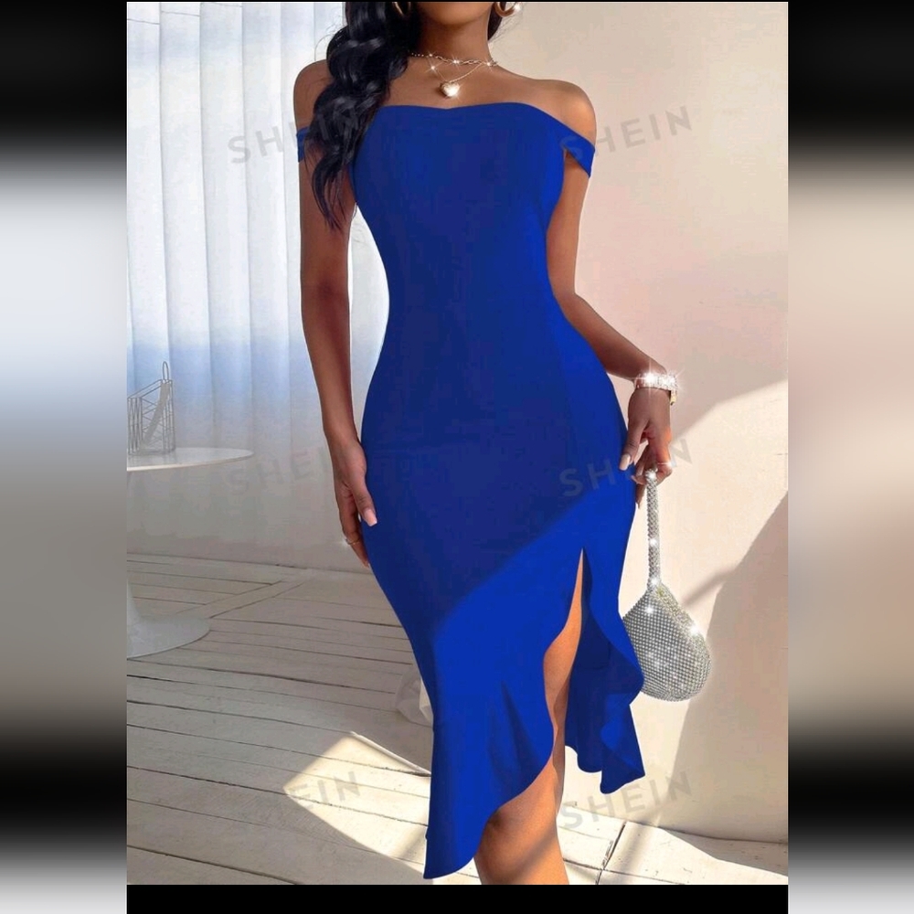SHEIN Royal Blue Dress